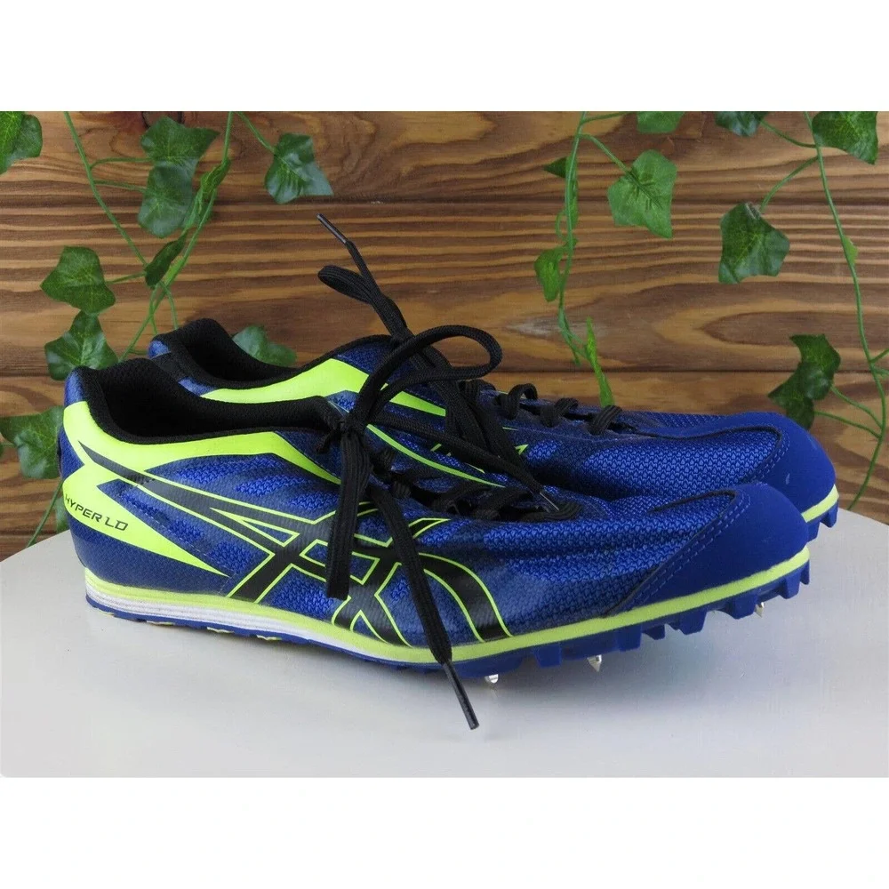 ASICS Sz 8 Sneaker Blue Synthetic Men Hyper LO‎ Medium (D, M) Athletic
